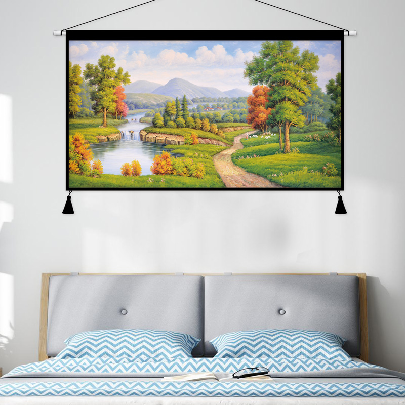 Châu Âu phong cách mục vụ thảm bối cảnh bức tranh tường trang trí sống sofa phòng tường trang trí bức tranh sơn treo vải vải - Tapestry thảm treo tường phòng khách