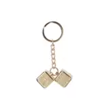 Jianggou продает только оригинальные игральные кости, колокольчики, черепа и брелки-домино из STUSSY METAL KEYCHAIN.