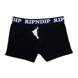 Jianggou продает только оригинальные трусы-боксеры RIPNDIP PEEK A NERMAL BOXERS, нижнее белье для кошек со средним пальцем