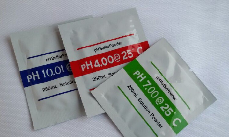 Manufacturers direct selling PH complete set of buffer reagent (4 00 7 00 10 01 three bags) PH calibration reagent