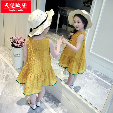 女童洋气夏装2017新款裙子8公主连衣裙夏季韩