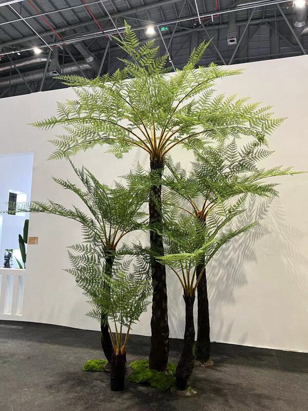 Artificial Tree, Fern, Pen Tree, Artificial Green Plant, Indoor Window Display, Staircase Decoration, Large Fake Tree