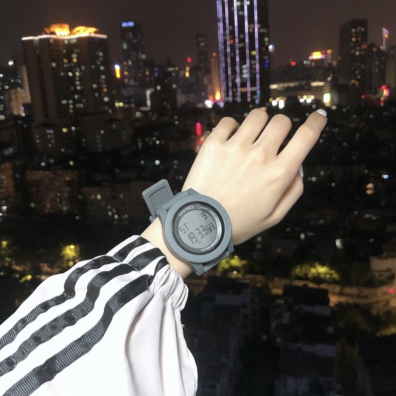 Tomato scrambled eggs net red sports watch male and female students cute ins electronic watch Korean version girl waterproof Harajuku style