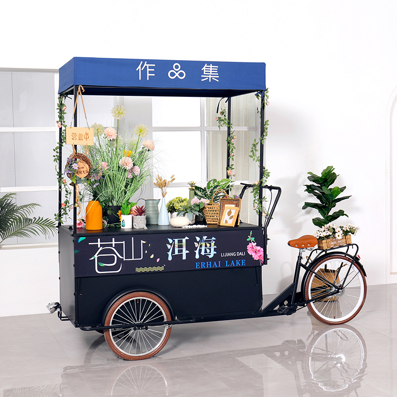 Creative gourmet sales car brand promotion display shopping mall event stall car commercial milk tea cold drink car breakfast car