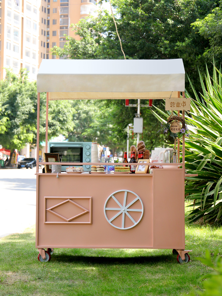 Shopping mall scenic spot display rack booth car market activity sales car float car stall trolley mobile promotional car