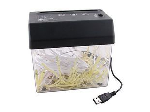 USB Battery Dual Purpose Electric Shredder Mini USB Shredder