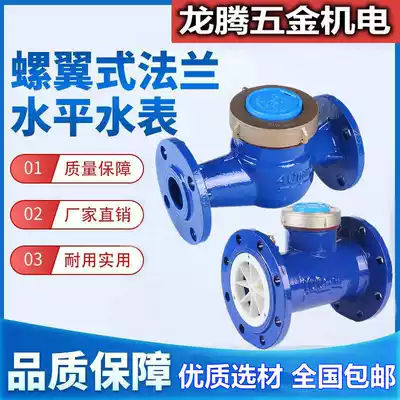 Cast iron rotary wing flange water meter detachable wet dry wipe cold water meter DN50 65 80 100