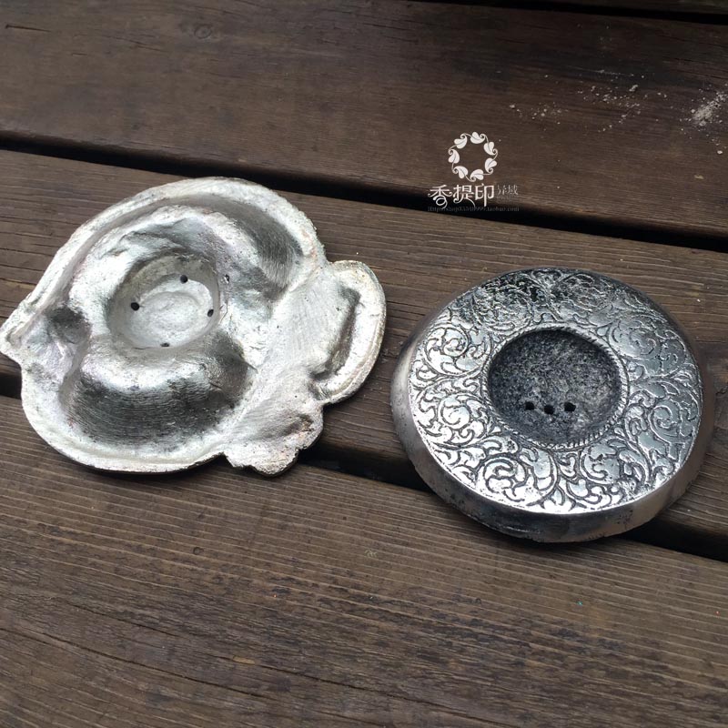 hương vòng đuổi muỗi Ấn Độ Nepal nhập khẩu hương thơm Tây Tạng bạc cuộn hương giữ hương nhang dòng nhang trầm hương sử dụng hai tầng hương nghệ thuật - Sản phẩm hương liệu đeo vòng trầm hương