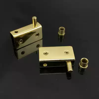 Concorde gold stainless steel glass upper and lower hinges glass cabinet door cabinet door upper and lower clip wine cabinet glass upper and lower hinges
