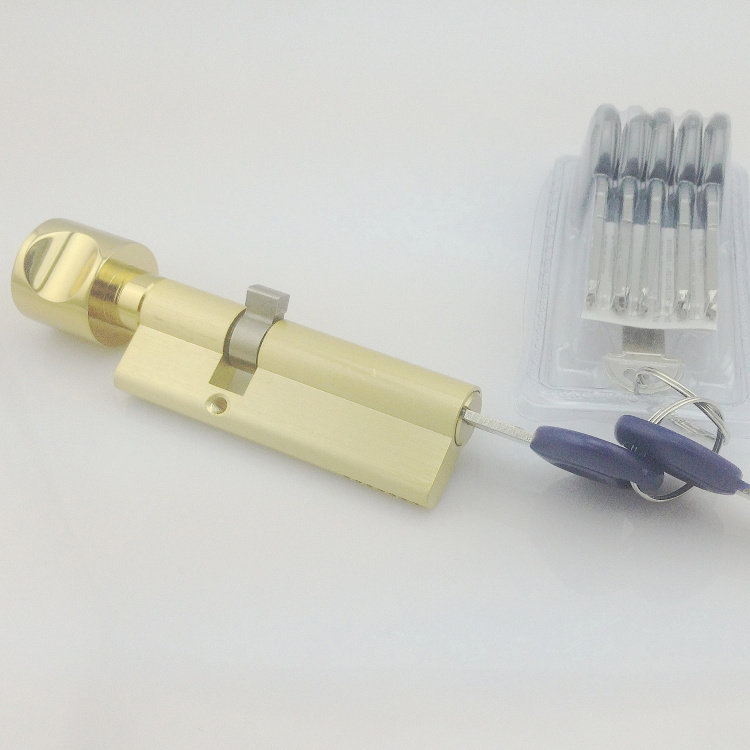 90MM big gourd single open lock core single-sided eccentric anti-theft door copper lock core ABc key lock core door lock core