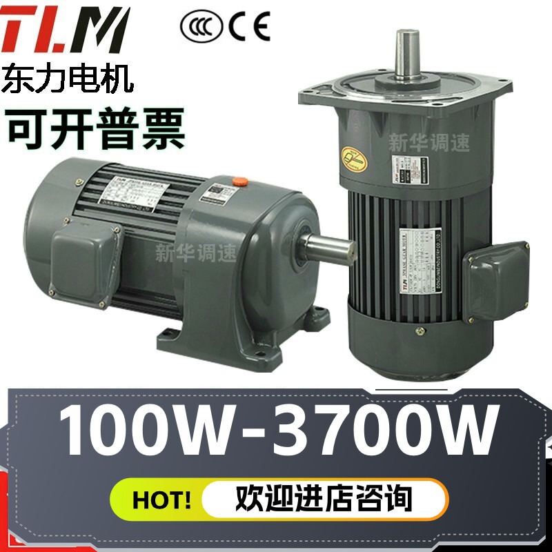 Tlm Dongli Gear Reduction Motor Ch200400 Conveyor Belt Chip Removal Machine Motor Vertical Three-Phase 380V220
