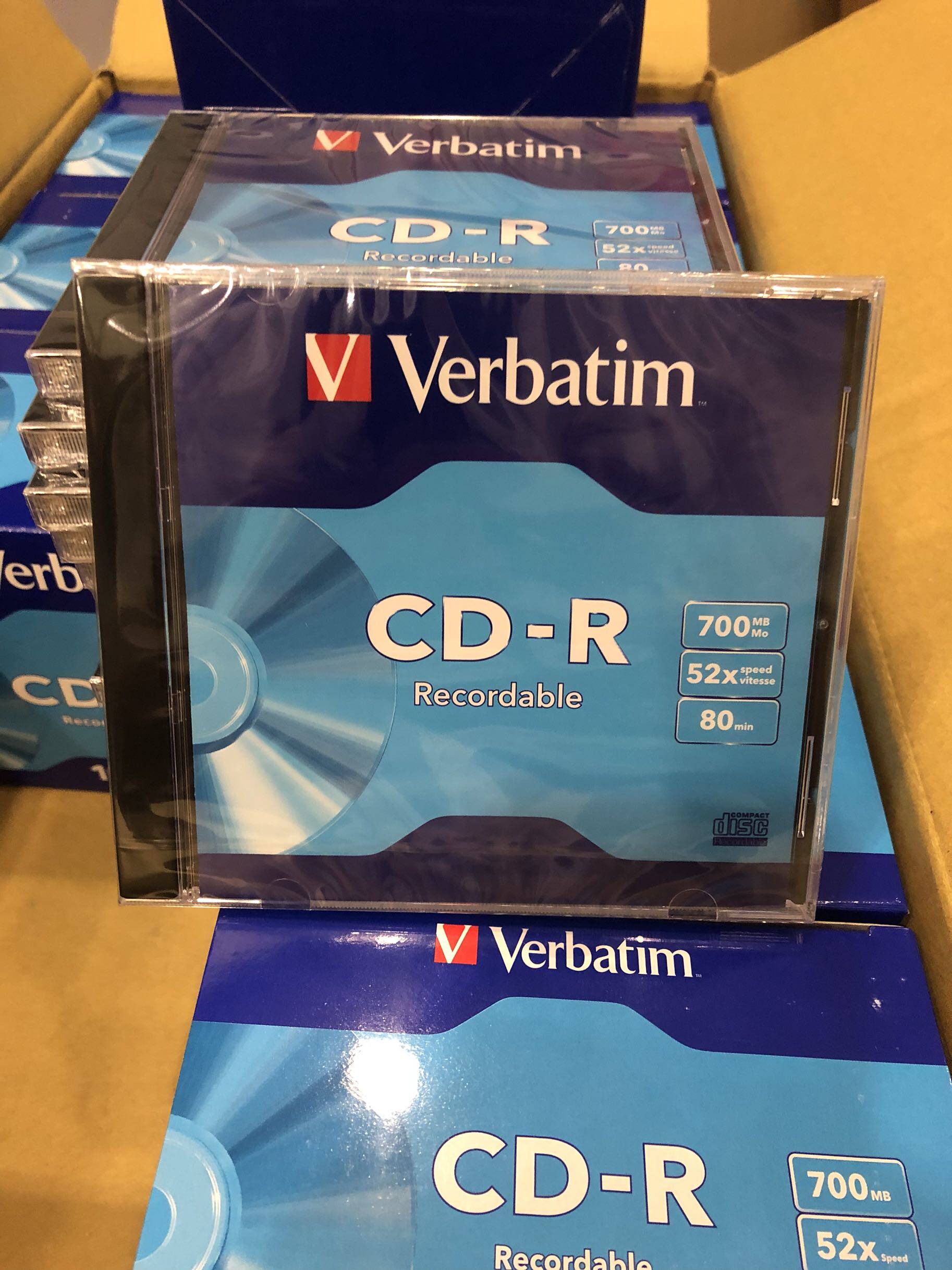 Special price Taiwan prolific Verbatim CD-R burning disc 1 x burning CD single sheet 700M blank disc music original dress