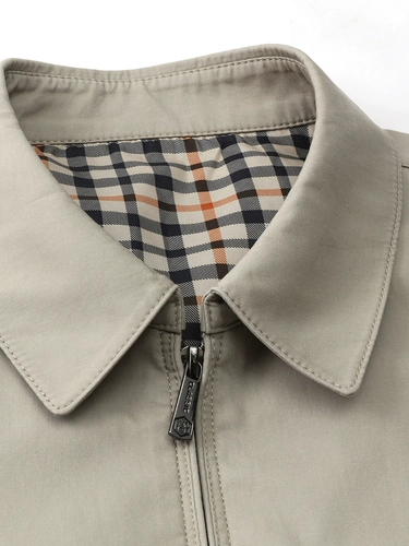 Мужская осенняя хлопковая весенняя куртка для отдыха, для мужчины среднего возраста