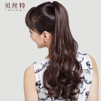 Wig female hair ponytail curly hair grab clip big wave strap wig piece hair tail ponytail simulation hair high tie