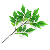 New product simulation plant red branch wood leaf oak tree potted engineering decorative flower arrangement leaf tree camphor leaf camphor Leaf sales