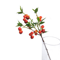 Simulated cherry tree sprigs cherry fruit cherries fruit window chili orange pomegranate lemon ornaments decoration