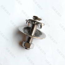 Hot selling 304 201 stainless steel belt bolt crab shell screw hopper bolt industrial belt buckle M8M10M12