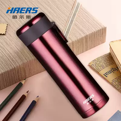 Hals double 304 stainless steel thermos cup ins straight Cup 420mL outdoor portable car thermos cup