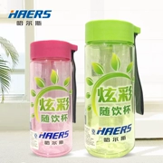 Hals tay cup nam giới và phụ nữ xách tay với dây trà tách nhựa tách trà cup ngoài trời leakproof cup