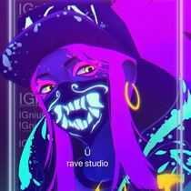 Akalis same style DJ mask bar atmosphere props LED voice-activated luminous mask bungee mask TikTok party