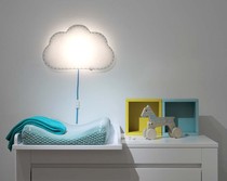 German direct mail Buokids wall light decorative lights small night light Childrens room furniture Cloud coloured clouds with baby toys led