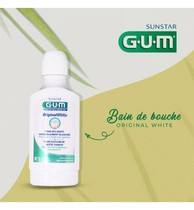 German GUM Original White Tooth Enamel Light White To Smoke Wine Coffee Tea Stains Mouthwash 300ml