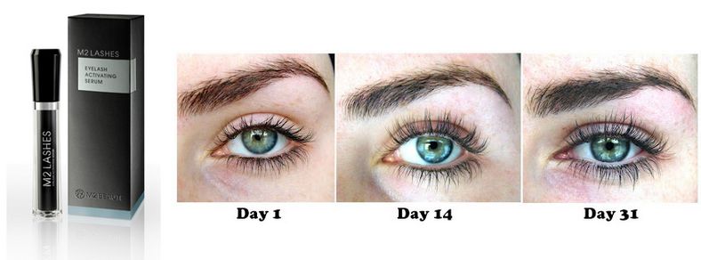 Mới M2 chính hãng Đức lông mi tăng trưởng chất lỏng dày và dài mascara lông mày chất lỏng dày các loại chuốt mi kiss me