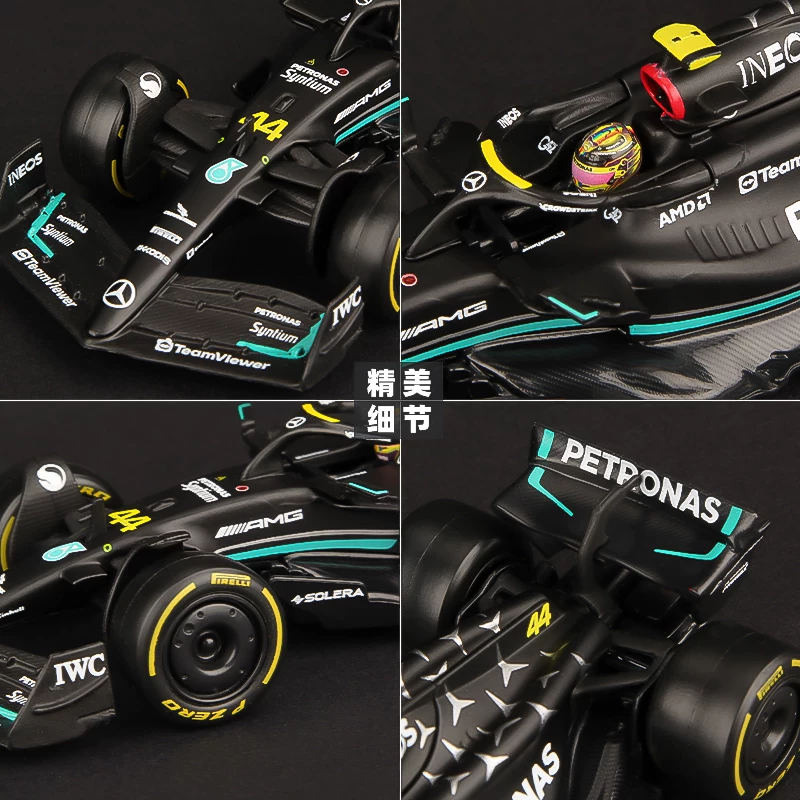 比美高 Mercedes Benz, racing car, car model, realistic alloy car, scale 1:43