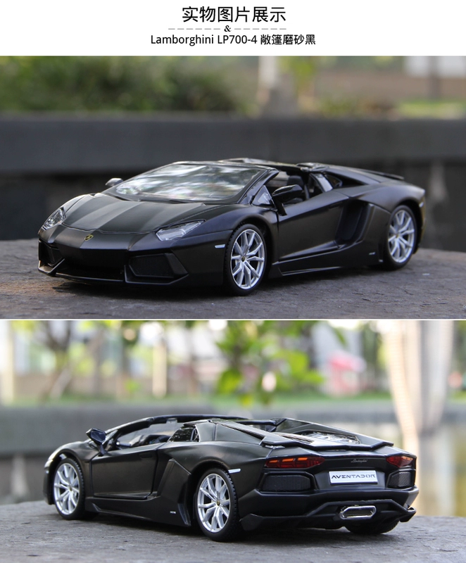 Lamborghini 1:24 Racing LP750-4 Raventon Hợp Kim Mô Hình Xe Mô Phỏng Gốc Trang Trí Tĩnh xe tải mô hình