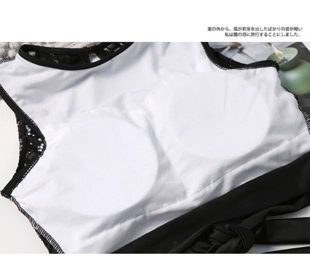 Cặp đôi mới bơi áo blouse che bụng bikini ba mảnh đi biển kỳ nghỉ quần nam đi biển bikini - Vài đồ bơi set đồ đôi đi biển