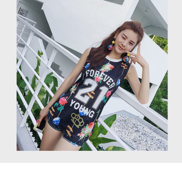 Cặp đôi đồ bơi bảo thủ ba mảnh chia đôi sinh viên thể thao Hàn Quốc áo tắm giảm béo mùa xuân nữ áo tắm 	đồ đôi đi biển cho mẹ và bé	