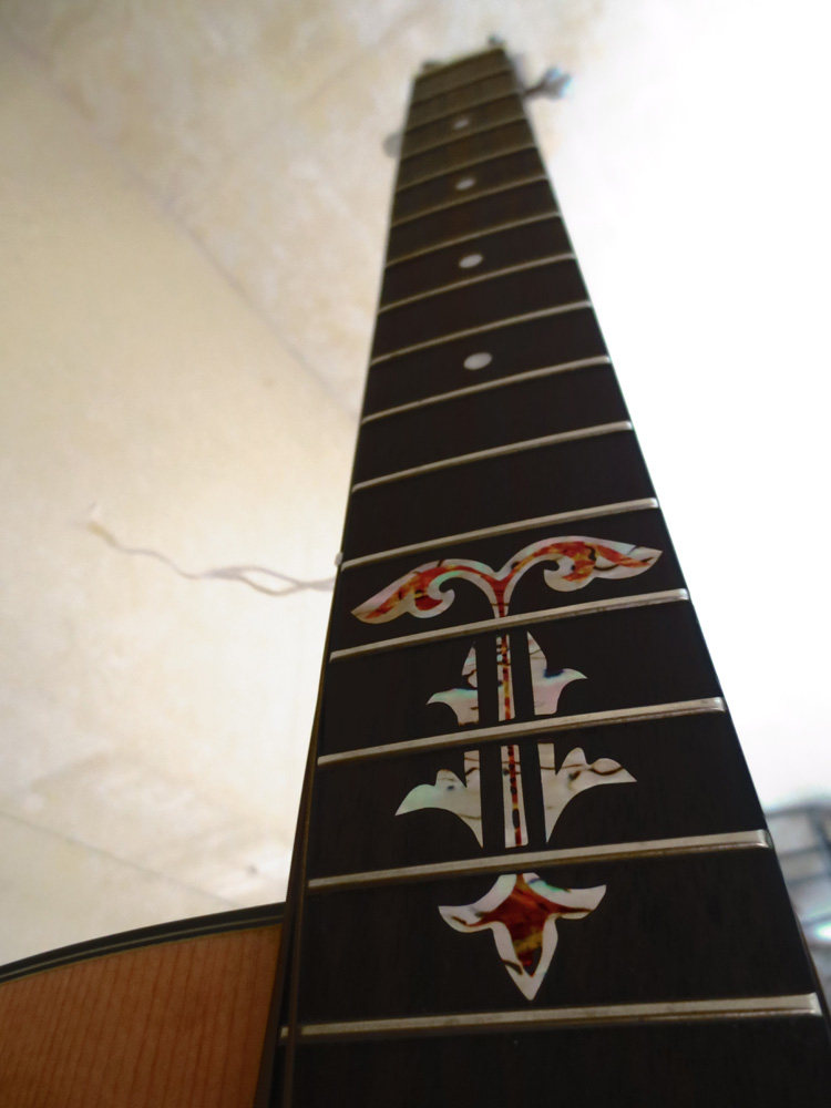 Guitar Fingerboard Sticker Fingerboard Appliquet Shell Inlay Sculpture Flower Inlay Sticker Onstage Performance Accessories Wind