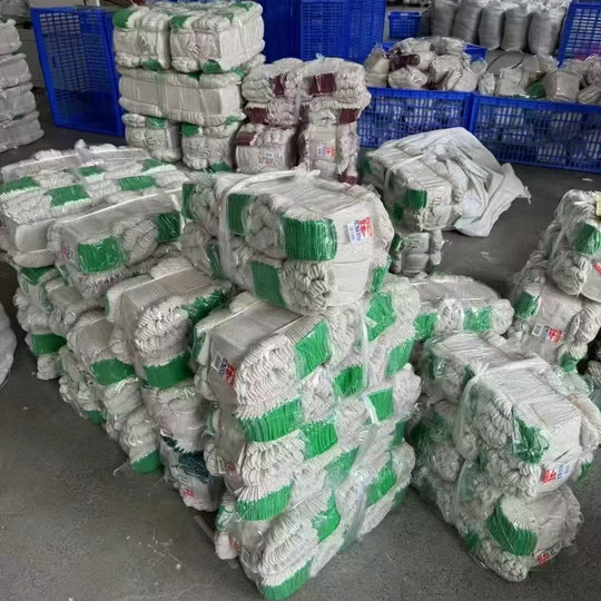 Japanese 800g Yarn Gloves for Construction Sites and Factories, Brick-Moving Gloves, Pure Cotton, Thickened, Wear-Resistant, Labor Protection Cotton Gloves Manufacturer