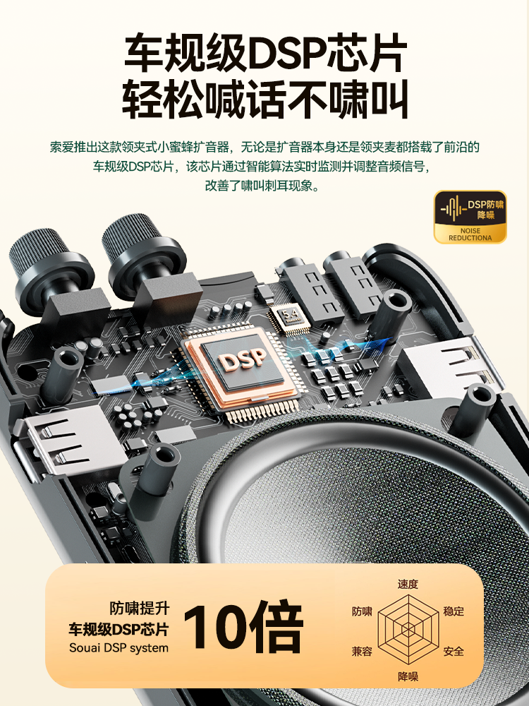 Sony Ericsson S318 Wireless Lavalier Microphone Amplifier for Teachers, Dedicated Microphone for Lectures, Speaker