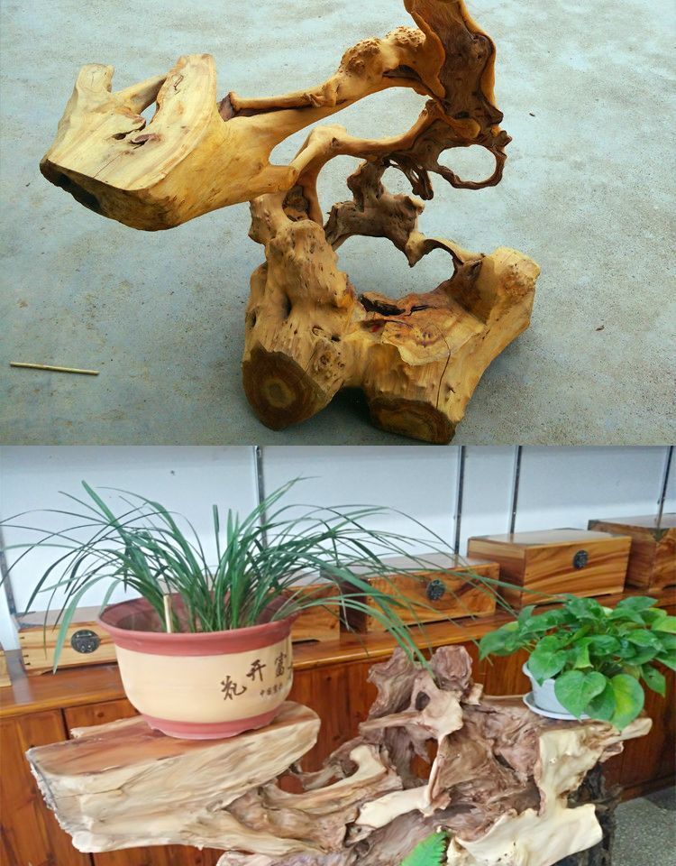 Đặc biệt cung cấp lớn rễ khắc khung gỗ mà không ghép nối phong cách phòng khách tự nhiên trang trí cơ sở nghệ thuật gốc hoa đứng - Các món ăn khao khát gốc bàn gốc cây đẹp