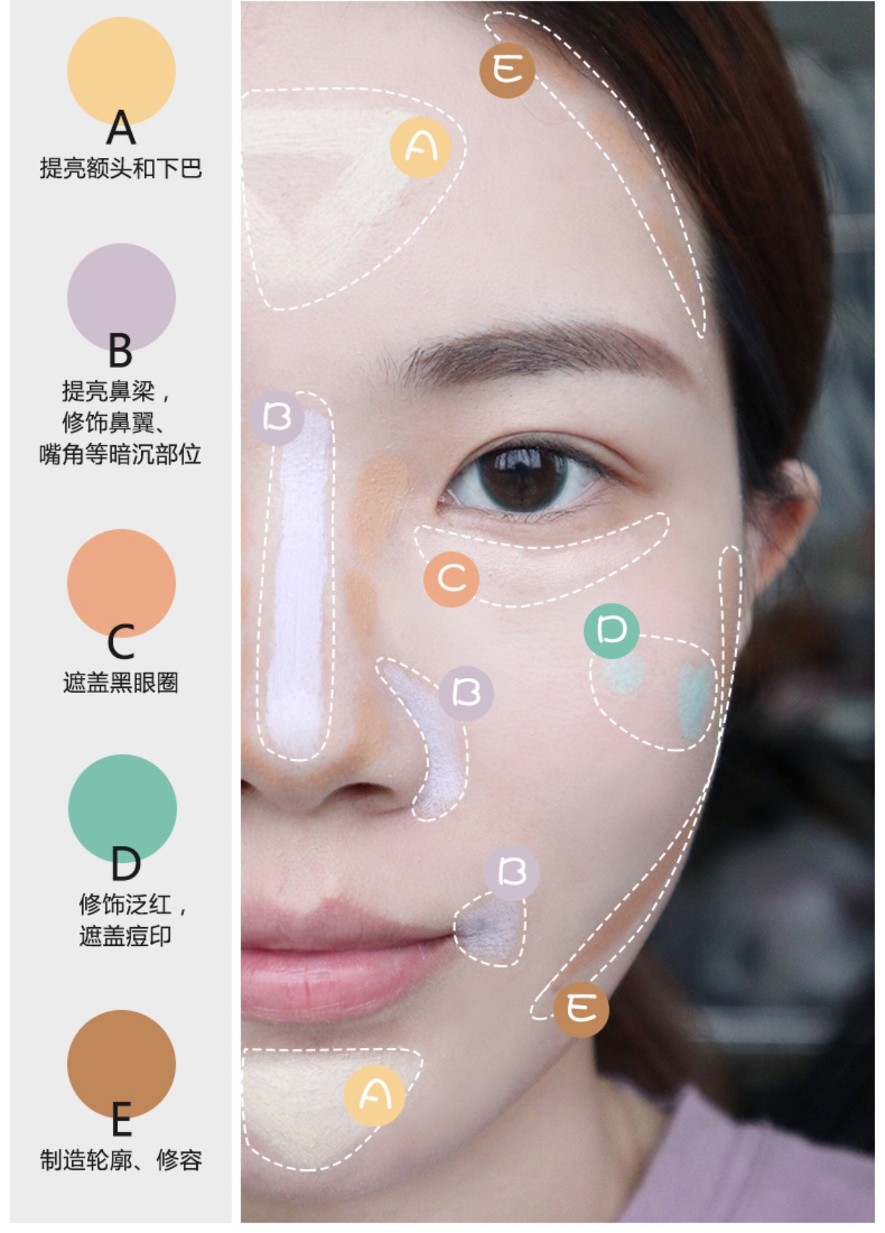 Kem che khuyết điểm năm màu cam Judydoll che khuyết điểm mụn trứng cá che mặt thâm quầng dưỡng ẩm chính hãng kem che khuyết điểm cho da dầu