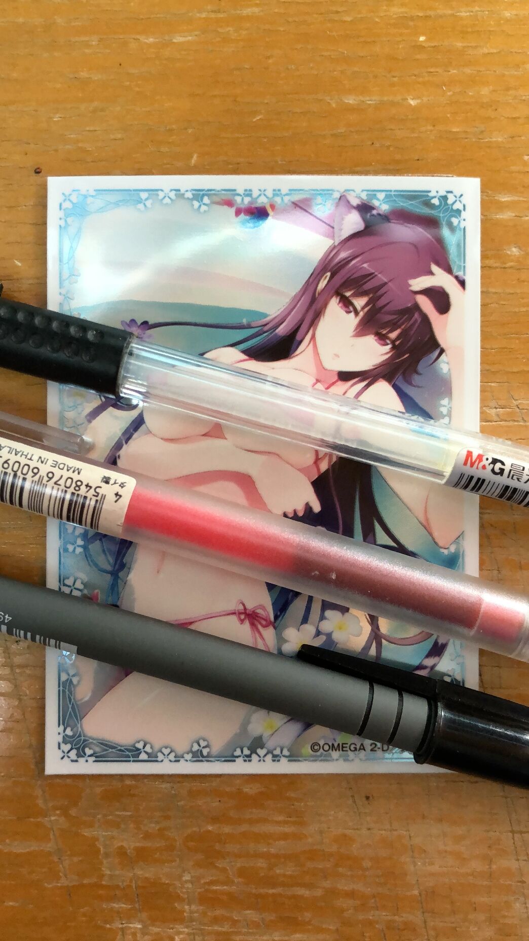 The OTK game king leaflet cartoon cutting sleeve suitable for collection A4 OMEGA 2-D original characters