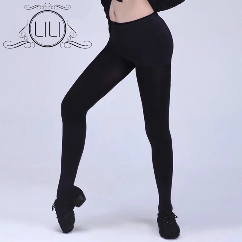 Latin dance female adult black stockings leggings anti-hook step foot even foot practice dance breathable thin elasticity