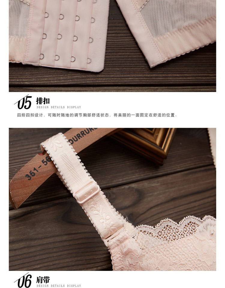 Đồ lót không có vòng thép dày siêu dày 6cm áo ngực gợi cảm Cô gái ngực phẳng ngực nhỏ khoe ngực lớn tập hợp một chiếc áo ngực ao lot