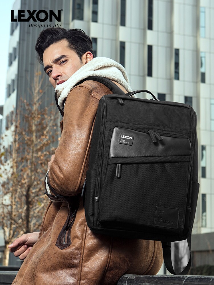 LEXON France Le Shang business 15 inch computer shoulder men's large capacity business travel luxury brand backpack