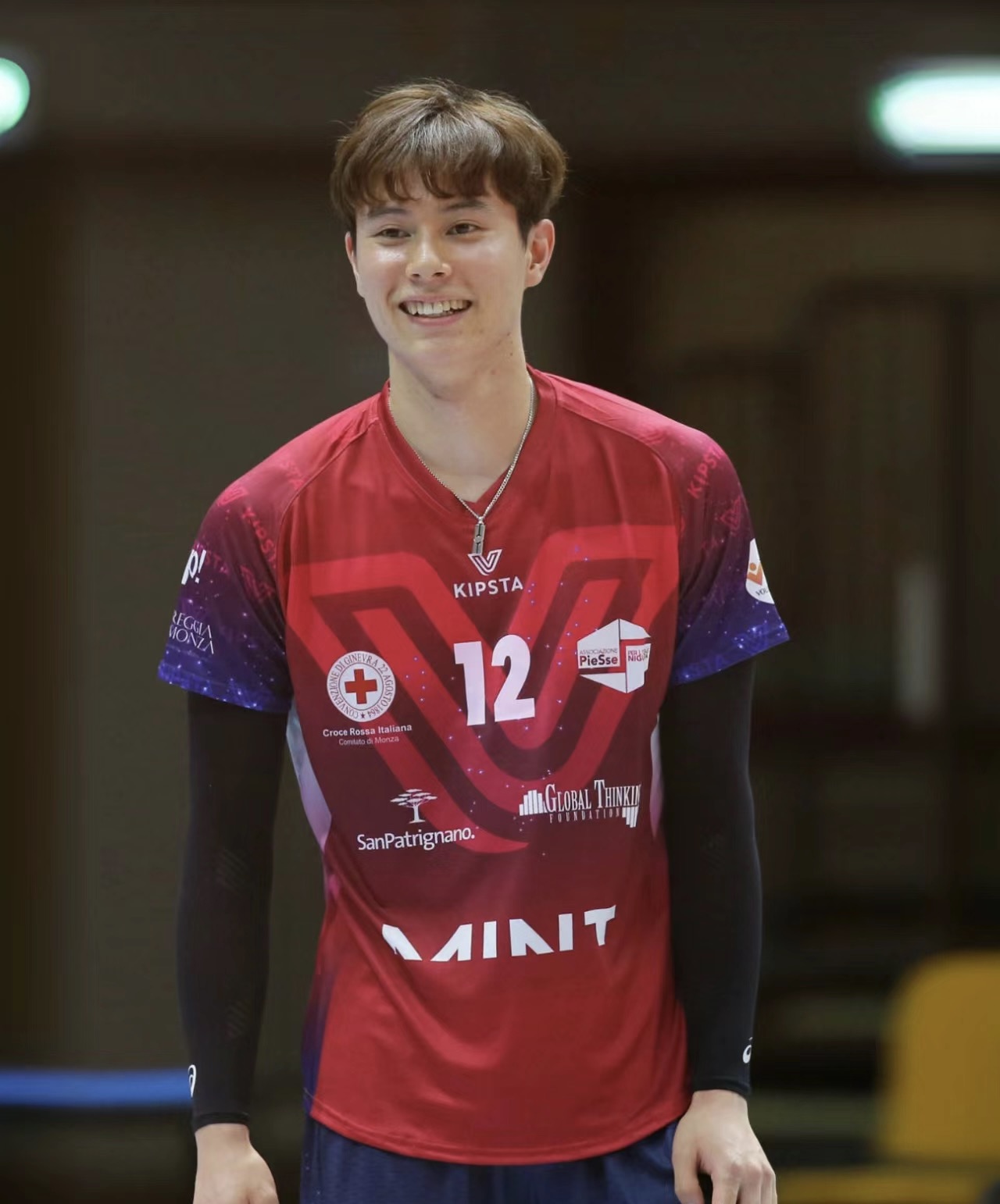 New volleyball uniforms Italian league Monza Takahashi Blue heat up the same men and women with short sleeves sleeveless speed dry breathable-Taobao