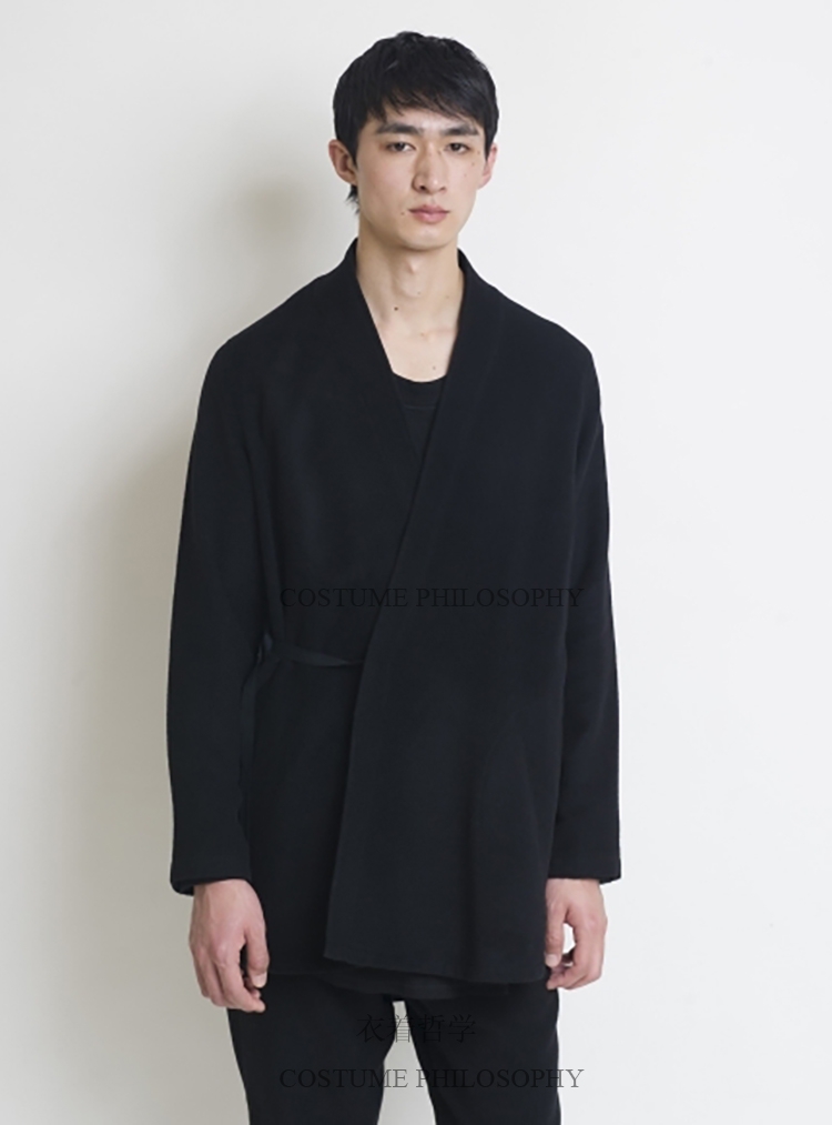 Yohji yamamoto Yamamoto Yoshiki áo khoác gió nam kimono Nhật Bản cổ chữ V áo gió dù