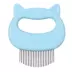 Đồ dùng cho thú cưng Shell Comb Cat Comb Cat Hair Cleaner Tóc dài Tóc ngắn Loại bỏ lông Bàn chải tóc Luma Cat Artifact - Cat / Dog Beauty & Cleaning Supplies Cat / Dog Beauty & Cleaning Supplies