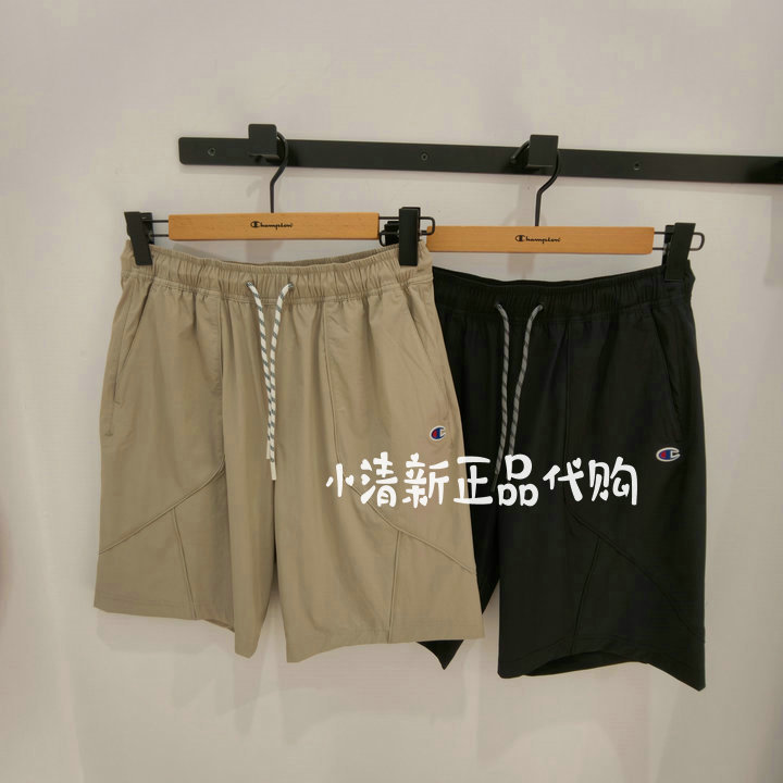 Champion Men's Shorts 2026 Summer New Elastic Waist Woven Casual Pants U6Bsosm134