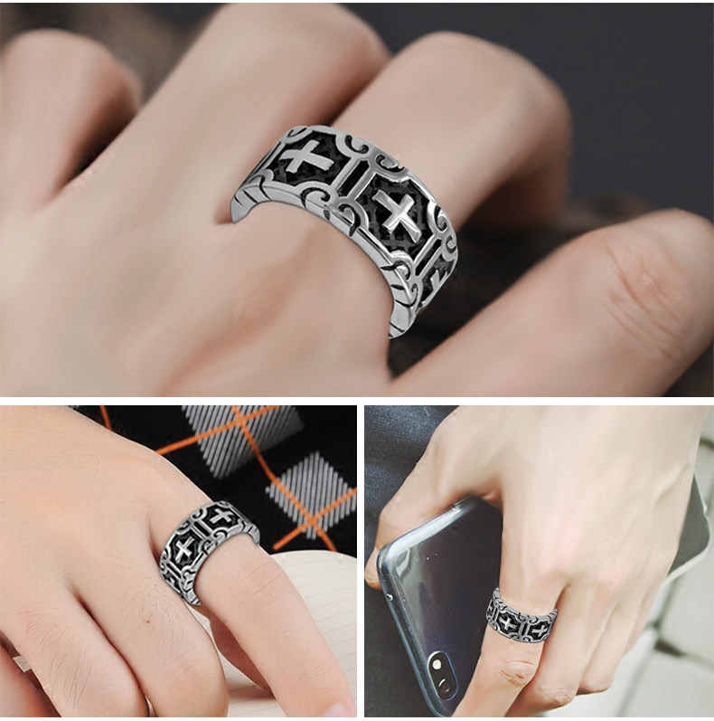 Bague homme OTHER   en Acier au titane - Ref 3087325 Image 31