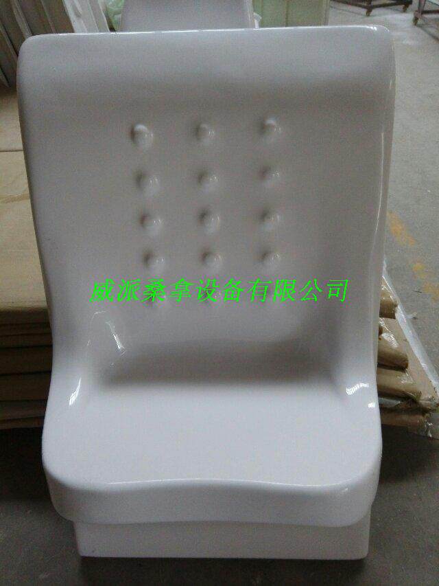 Sauna Acrylic Sitting Chair Steam Room Sitting Stool Wet Steam Room Corner Chair Wet Steam Room Accessories Single Chair 