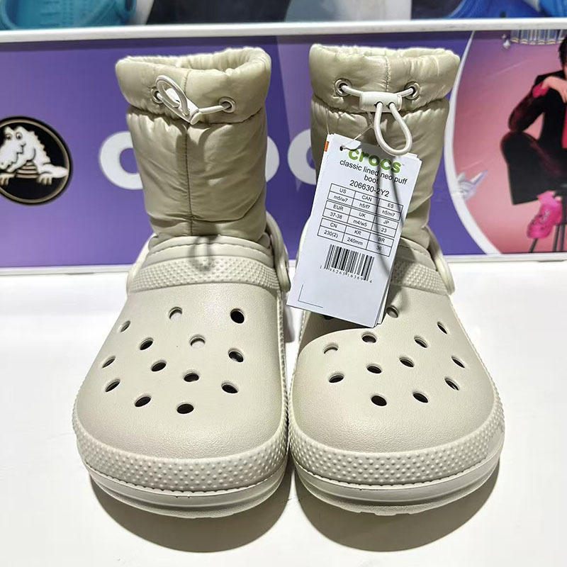 Crocs Men's Winter Snow Boots Women's Warm Cotton Clogs Classic Puffy Warm Boots 206630 Crocs Men's Winter Snow Boots Women's Warm Cotton Clogs Classic Puffy Warm Boots 206630
