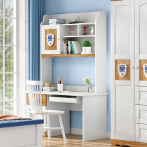 Childrens solid wood desk modern minimalist Home Bedrooms Small families Primary and middle school students study table and chairs combination