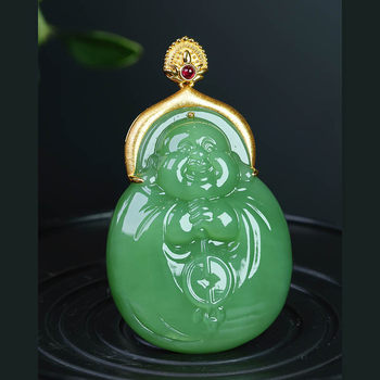 Original design jade gold inlaid jade gift for wife