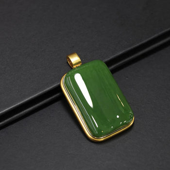 Original design jade gold inlaid jade pendant for mom